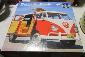 vintage 500 piece classic V,W. car puzzle Re marks  16" x 20" USA - Picture 1 of 2