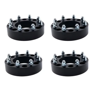 4pc 2" Hub Wheel Spacers for Silverado Sierra 2500HD 3500HD 2011-2023 8x180mm - Picture 1 of 12
