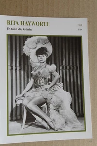 (S35) STARFILMKARTE - Rita Hayworth - Es tanzt die Göttin - Picture 1 of 1