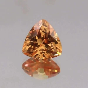 Natural 9.55 CT Lotus Colored Padparadscha Sapphire Trillion Cut Loose Gemstone - Picture 1 of 6