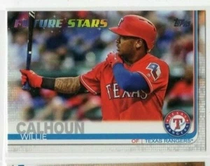 Willie Calhoun 2019 Topps Baseball Series 1 Future Stars #113 Texas Rangers - Picture 1 of 1