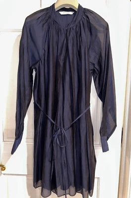 Nuevo con etiquetas Vestido Camisa Rebecca Taylor Manga Larga con Cinturón $295 Foto 1 de 4