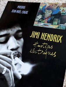 Jimi Hendrix - Moebius Emotions Electriques 1999 Art Book Jean Giraud HYPER RARE - Picture 1 of 23