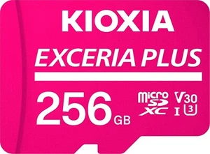 KIOXIA microSDXC 256 Go EXCERIA PLUS UHS-I U3 V30 Class10 KLMPAE256G Japan Track# - Photo 1 sur 5