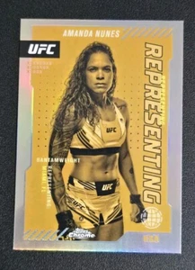 2024 Topps Chrome UFC #REP-10 AMANDA NUNES Representing - Bild 1 von 2