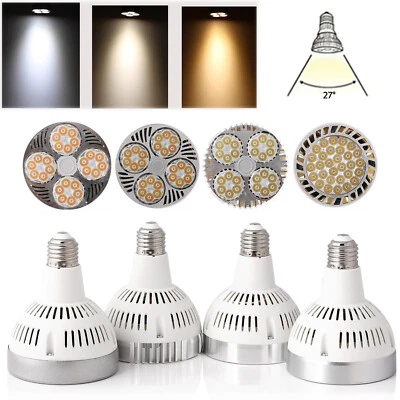 PAR30 E27 35W 45W 27 Degree LED Spotlight Light Bulb 110V 220V High Power Lamp - Image 1 of 4