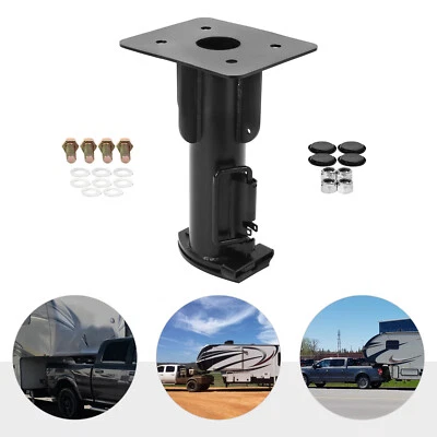17" Adjustable Fifth (5th) Wheel For Camper RV Adapter Hitch to Gooseneck - Image 1 of 4