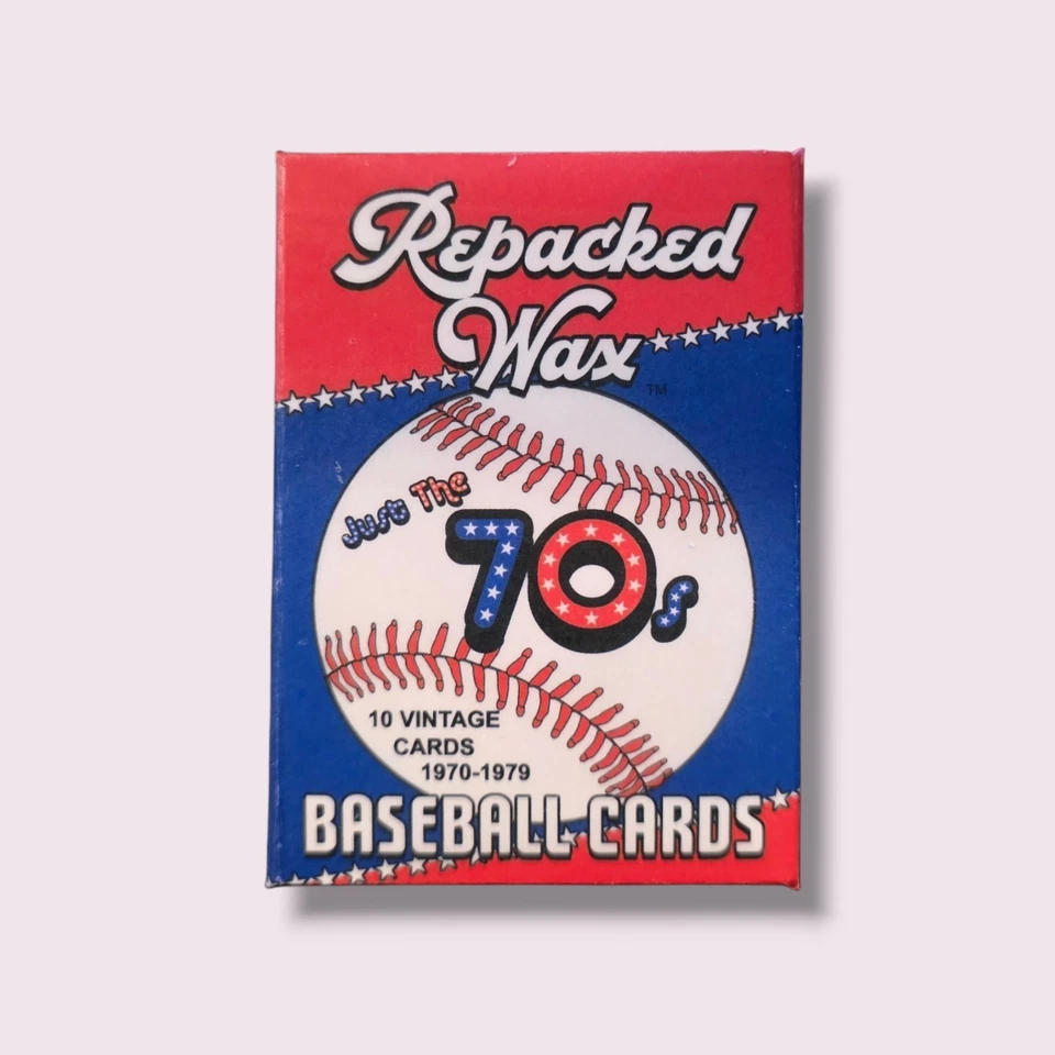 Baseball Wax Pack - Repacked Wax Just the 70s Vintage Cards from Tops 1970-1979 - Image 1 of 4