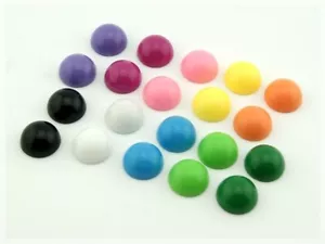 20 Cabochons als bunte Mischung, 12 mm - Bild 1 von 1