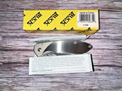 Cuchillos Buck 327 Nobleman acero inoxidable nuevos en caja, stock antiguo 2006 Foto 1 de 4