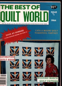 VNTG The Best of Quilt World Magazine 1984 Issue 1 Wedding March Pattern - Picture 1 of 1