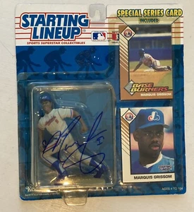 Marquis Grissom Autographed Signed 1993 Starting Lineup Figure SLU Expos - Picture 1 of 2