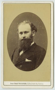 CDV circa 1880 Ferdinand Mulnier. Le peintre Édouard Manet. - Picture 1 of 2