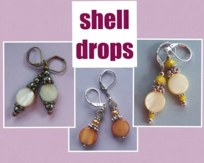 SHELL PEARL limón caramelo salvia palanca trasero BRONCE o PLATEADO PL Elige Foto 1 de 4