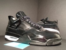 Nike Air Jordan IV 4 Retro 11LAB4 BLACK WHITE PATENT CEMENT GREY 719864-010 11