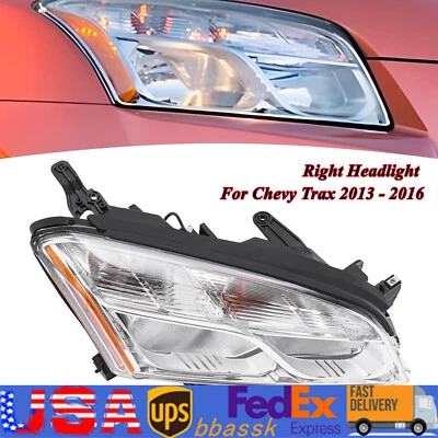 Headlight For Chevrolet Trax 2013-2016 Halogen Headlamp Right Passenger Side RH - Изображение 1 из 4