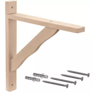 Gedotec Estantería Madera Ménsula Haya Consola de Pared Regal Holzwinkel Macizo - Imagen 1 de 7