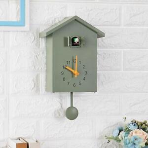 Modern Plastic Bird Cuckoo Design Home Wall Hanging Clock Decoration Timer New