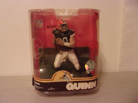 2007 Mcfarlane NFL Brady Quinn Cleveland Browns #10 Series 16 Action Figure Cover