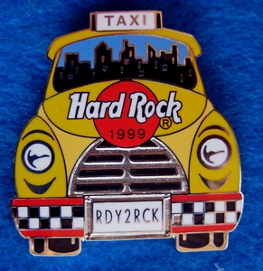HRO ONLINE EXCLUSIVE STORE YELLOW CAB TAXI CAR LICENSE PLATE Hard Rock Cafe PIN - Picture 1 of 1