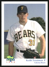 1992 Yakima Bears Classic/Best #19 Keith Trautman