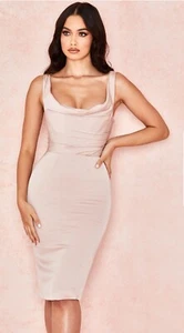 house of cb micaela blush draped corset xs - Picture 1 of 2
