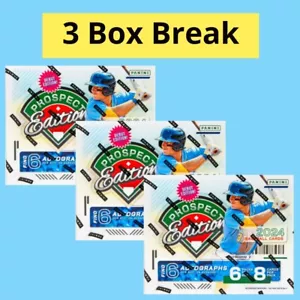 2024 Panini Prospect Edition Béisbol 3 Hobby PYT Box Break #497 Breaks Mon 8/11 - Imagen 1 de 31