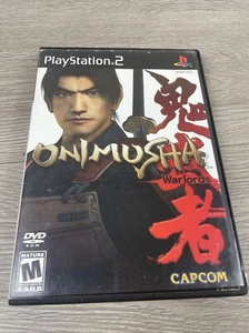 Onimusha Warlords (Sony PlayStation 2, PS2, 2001) senza manuale, etichetta nera - Foto 1 di 4