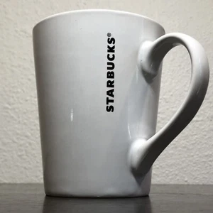 Starbucks Coffee Cup Mug 2016 White with Black Letters 13 Fl Oz B26) - Picture 1 of 12
