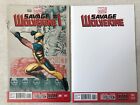 Savage Wolverine #1 First Print Plus Blank Variant Nm+!