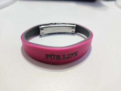 PUR LIFE Girly - Brazalete Deportivo Rosa y Gris Banda Brazalete  Foto 1 de 4