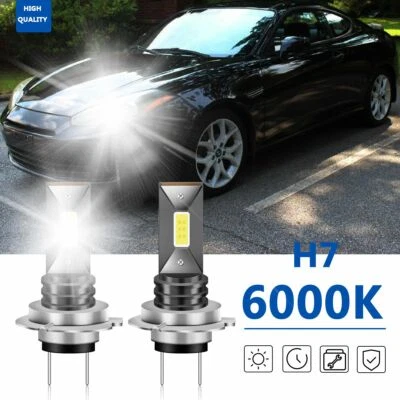 For Hyundai Tiburon 2003-2008 H7 LED Headlight Bulbs Conversion Kit Hi/Low Beam - Image 1 of 4