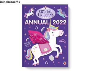 Crystal Unicorns Annual 2022 Hardcover – 1 Sept 2021 | UK Free And Fast Dispatch - Picture 1 of 6