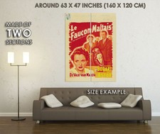 130754 The Maltese Falcon Bog vintage Decor LAMINATED POSTER CA