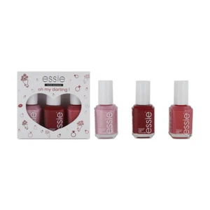 Essie Nail Varnish Gift Set 3 x 13.5ml Red Pink Coral Nail Polish Gift Set - Picture 1 of 5