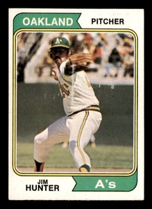 1974 Topps Baseball #7 Jim Hunter VG/EX *d4