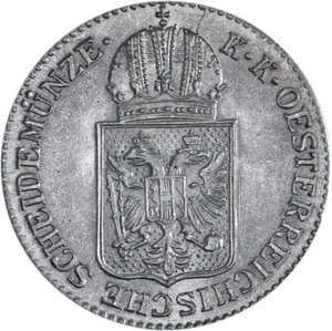 🇦🇹 Austria  6 Kreuzer 1849 A  Vienna Mint  SILVER  KM# 2200  CHOICE UNC - Picture 1 of 4