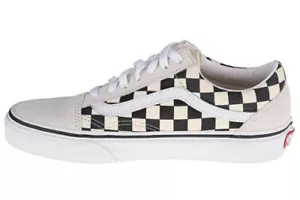 Vans Unisex Old Skool Checker Off-white, Size Men 7.5/Women 9 - Picture 1 of 5