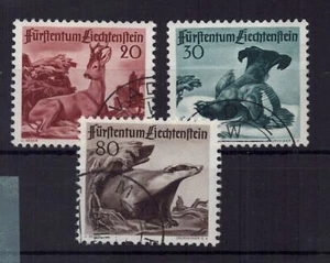 Liechtenstein Michel número 285 - 287 sellado - Imagen 1 de 1