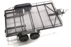 Machined Alloy Flatbed Dual Axle Car Trailer Kit for 1/10 Scale RC 710x455x137mm - Picture 1 of 6
