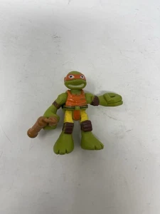 Figurina Tortue Ninja Viacom Compagni di Gioco 2014 Michelangelo 6 cm - Foto 1 di 2
