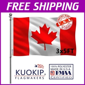 Weather-Resistant Canadian Flag - 100% Nylon - Picture 1 of 7