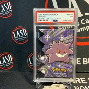 🔥 2000 Pokemon Topps TV GENGAR #94 EV06 of 12  Die Cut PSA 7 LOW POP - Picture 1 of 2