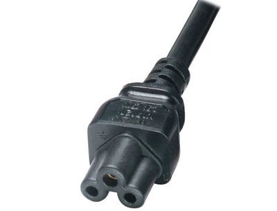 1m Long UK Plug to C5 Clover Leaf Power Cable Cloverleaf Mains Lead.. Only £ 1.5 - Image 1 of 2