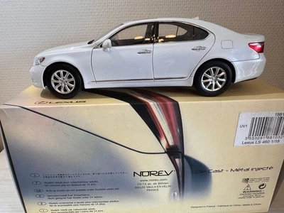 Modellino auto NOREV Lexus LS 460 1/18 pressofuso scala bianca - Immagine 1 di 4