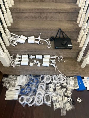 11 Reolink RLC-510WA WiFi Cameras + RLN12W NVR Receiver – Full System $1K Retail - Image 1 of 4