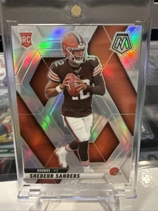 2025 Mosaic Football Shedeur Sanders Rookie RC True SILVER RC 🔥 Browns - Picture 1 of 4
