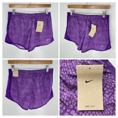 Nike Dri Fit NWT Tempo Running Shorts Girls Size XL Purple Gym 29x4.5 Alligator - Image 1 of 4