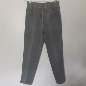 Vtg Jordache Horsehead Mom Jeans Gray Straight Leg Women’s Sz 16 Made In USA - Picture 1 of 11