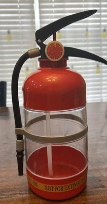 2L новинка красный огнетушитель дизайн напиток диспенсер пиво вечеринки шланг насос - Изображение 1 из 4